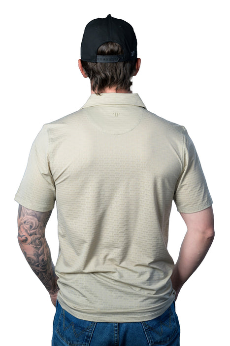 Ferrell Brands Inc Mens Moonstruck Logo Vented Polo