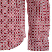 Ferrell Brands Inc Men's Red Long Sleeve Vented Snap Shirt