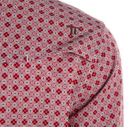 Ferrell Brands Inc Men's Red Long Sleeve Vented Snap Shirt