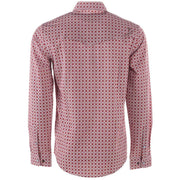 Ferrell Brands Inc Men's Red Long Sleeve Vented Snap Shirt