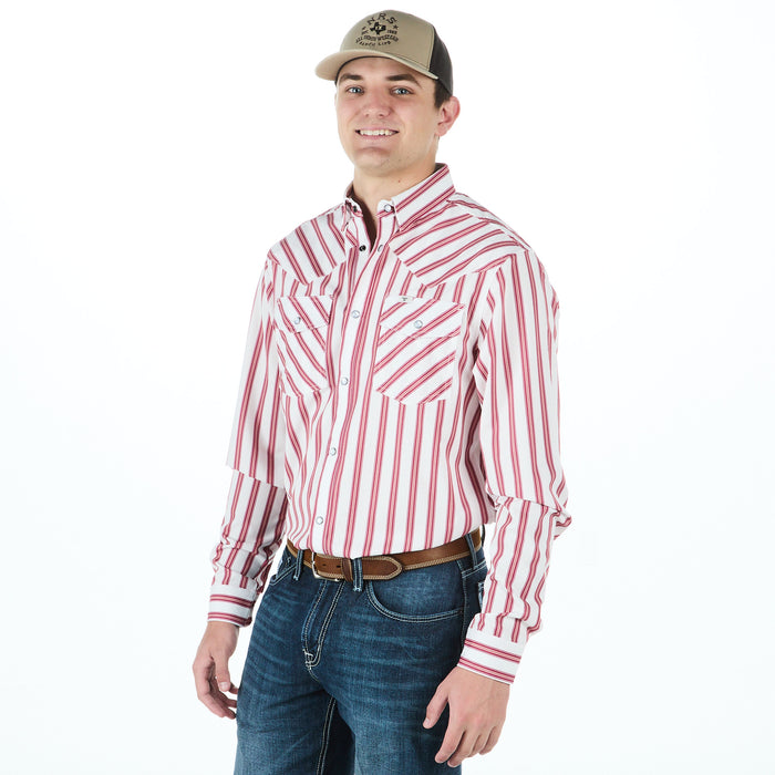 fitted lace wedding dress Cuffire-Milano Red And Bright White Formal Stripes Premium Cotton Shirt For  Men main image 0