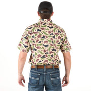 Ferrell Brands Inc Men's Camo Short Sleeve Snap Shirt