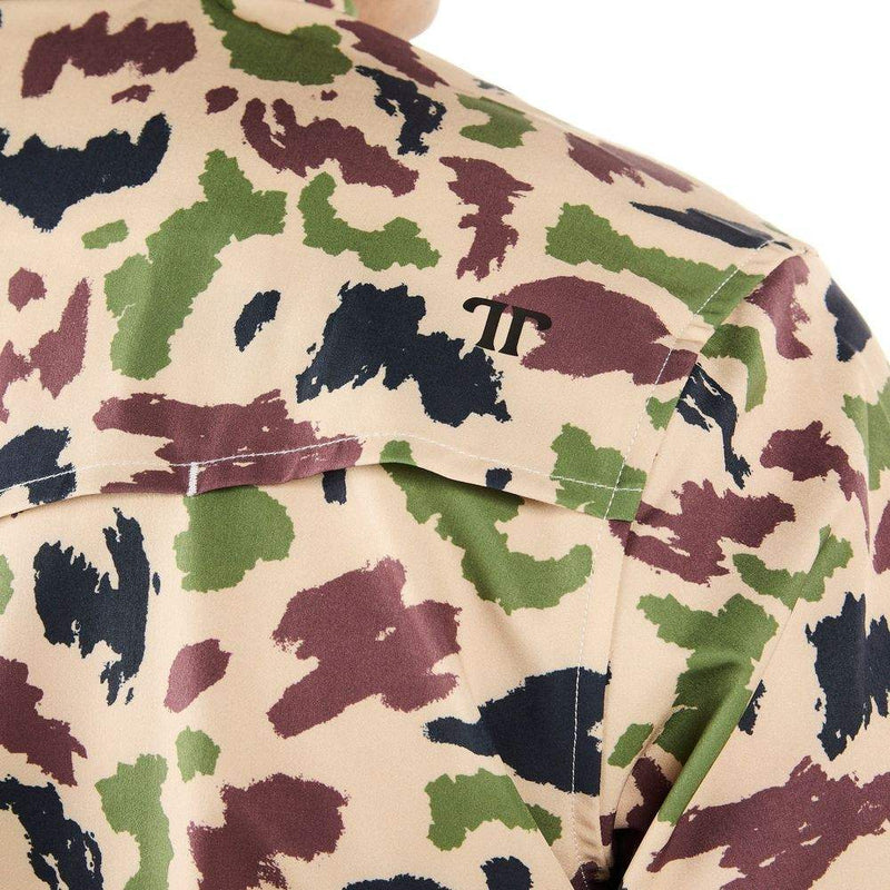Ferrell Brands Inc Men's Camo Short Sleeve Snap Shirt