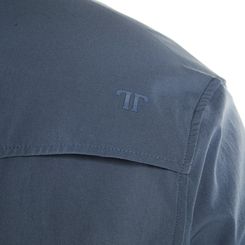 Ferrell Brands Inc Men's Blue Vented Pearl Snap Shirt