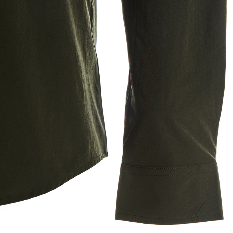 Ferrell Brands Inc Men's Olive Vented Pearl Snap Shirt
