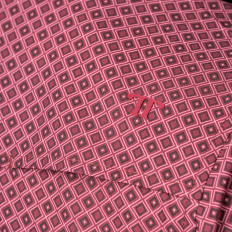 Ferrell Brands Inc Brand Mens Red Print Vented Pearl Snap Shirt