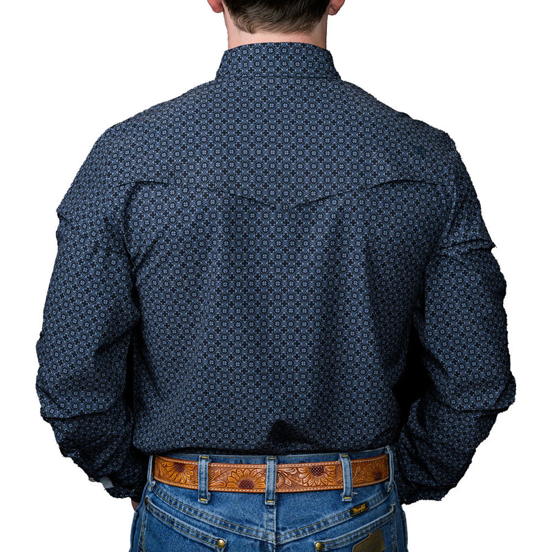 Ferrell Brands Inc Men's Silas Black Long Sleeve Shirt