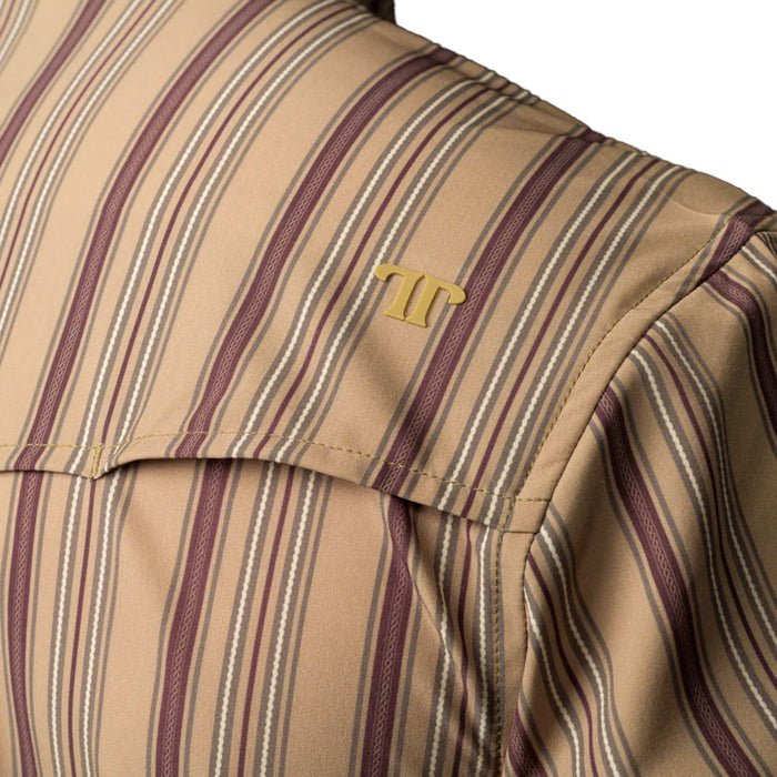 Ferrell Men's Green Stripe Jackson Long Sleeve Shirt