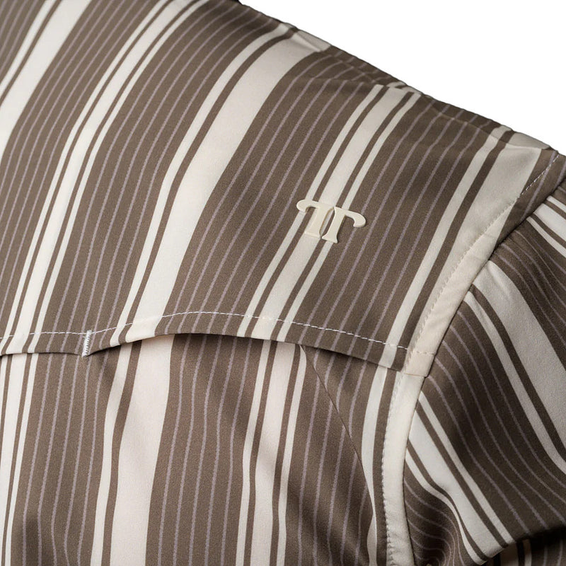 Ferrell Brands Inc Men's Green Stripe Atlas Long Sleeve Shirt
