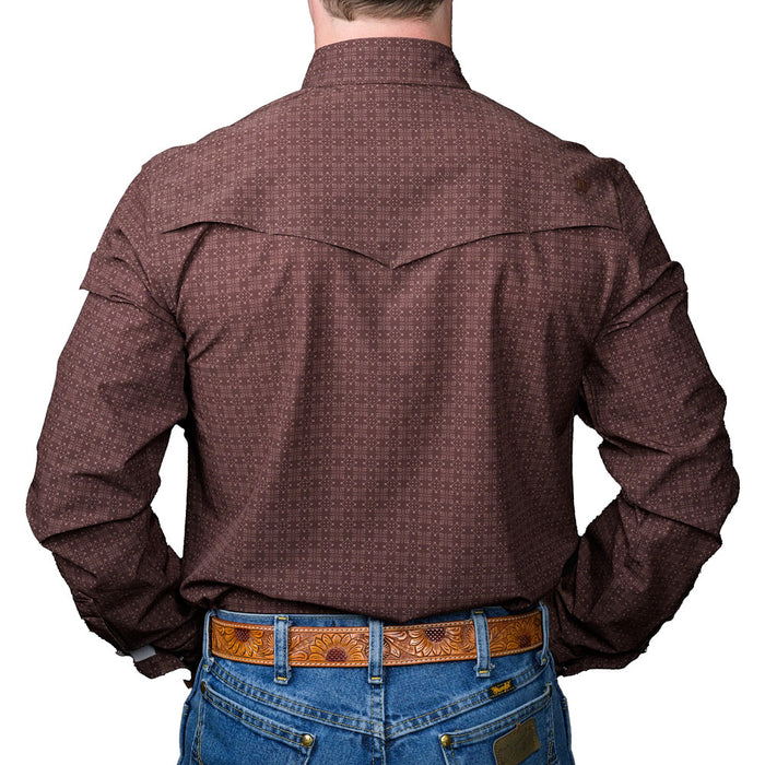Ferrell Brands Inc Men's Collin Brown Long Sleeve Shirt