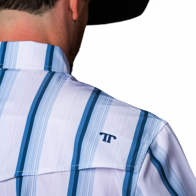 Ferrell Brands Inc Men's The Tristan Blue Long Sleeve Shirt