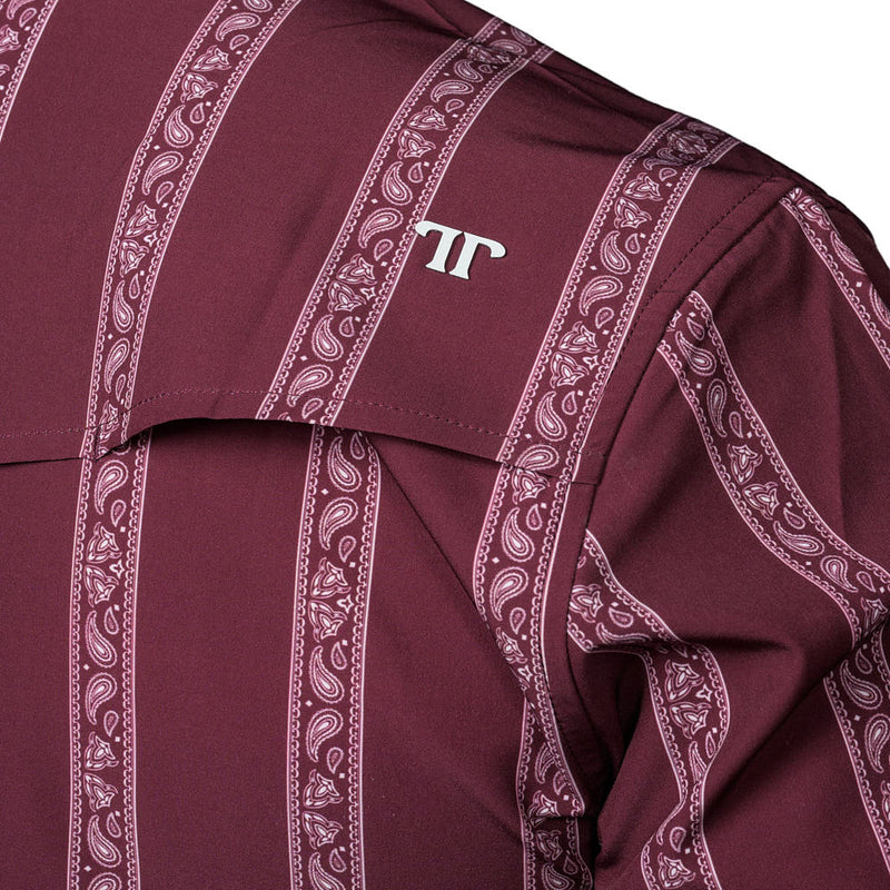 Ferrell Brands Inc The Hays Maroon Long Sleeve Shirt