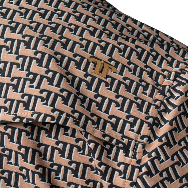 Ferrell Brands Inc Men's Brown Clark Long Sleeve Snap Shirt