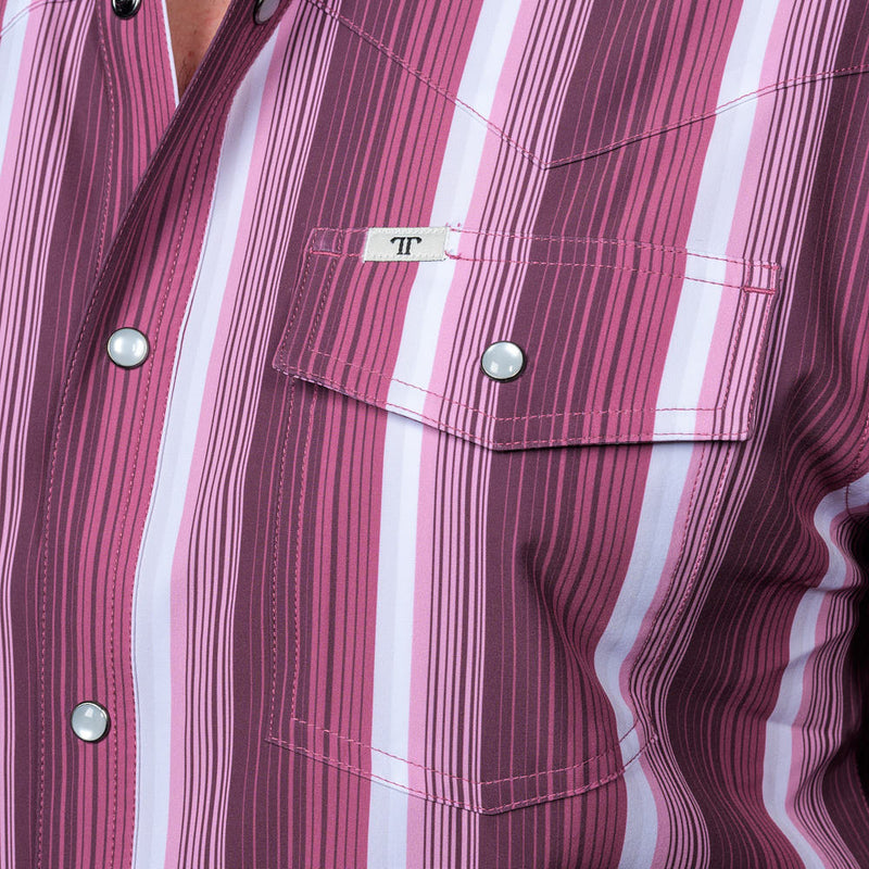 Ferrell Brands Inc The Tristan Maroon Long Sleeve Shirt