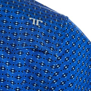 Ferrell Brands Inc Men's Blue Print Vented Pearl Snap Shirt