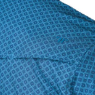 Ferrell Brands Inc Mens Blue Print Vented Pearl Snap Shirt