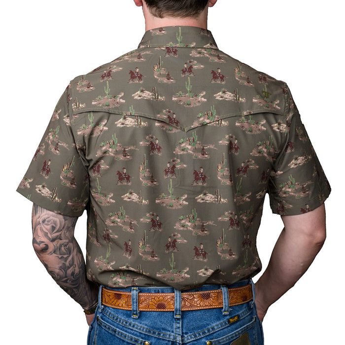 Ferrell Brands Inc Men's Green Colt Short Sleeve Shirt