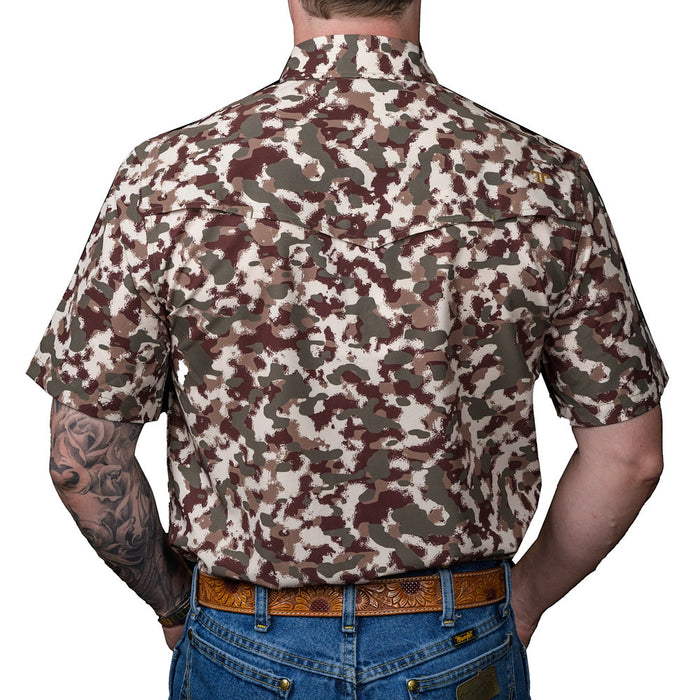 Ferrell Brands Inc Men's Camo Lite Short Sleeve Shirt