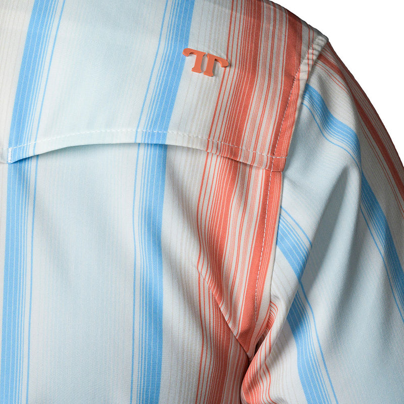 Ferrell Brands Inc Men's Harrison Salmon Short Sleeve Snap Shirt