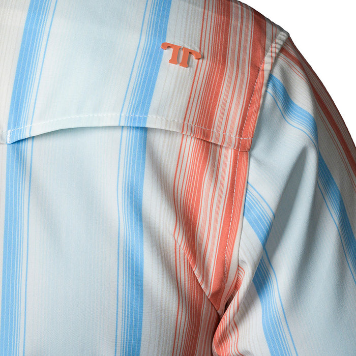 Ferrell Brands Inc Men's Harrison Salmon Short Sleeve Snap Shirt
