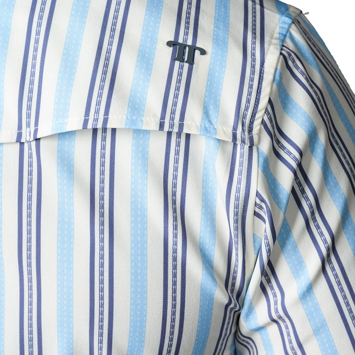 Ferrell Brands Inc Men's Jake Blue Short Sleeve Snap Shirt