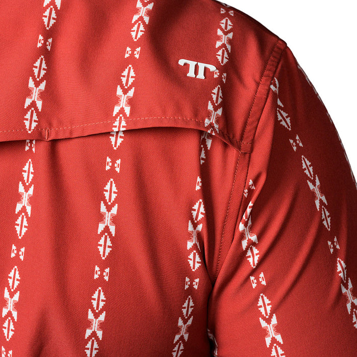 Ferrell Brands Inc Men's Maverick Red Short Sleeve Snap Shirt