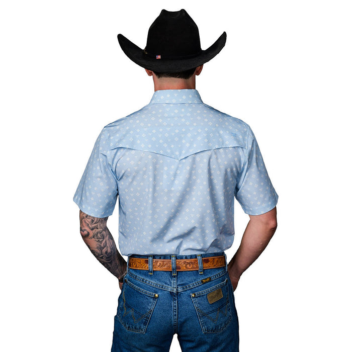 Ferrell Brands Inc Men's The Remi Blue Snap Shirt