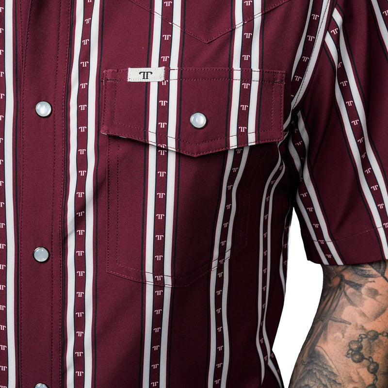 Ferrell Brands Inc The Tucker Maroon Shirt
