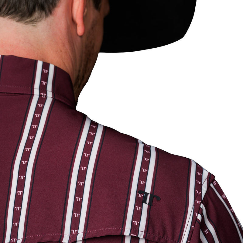 Ferrell Brands Inc The Tucker Maroon Shirt