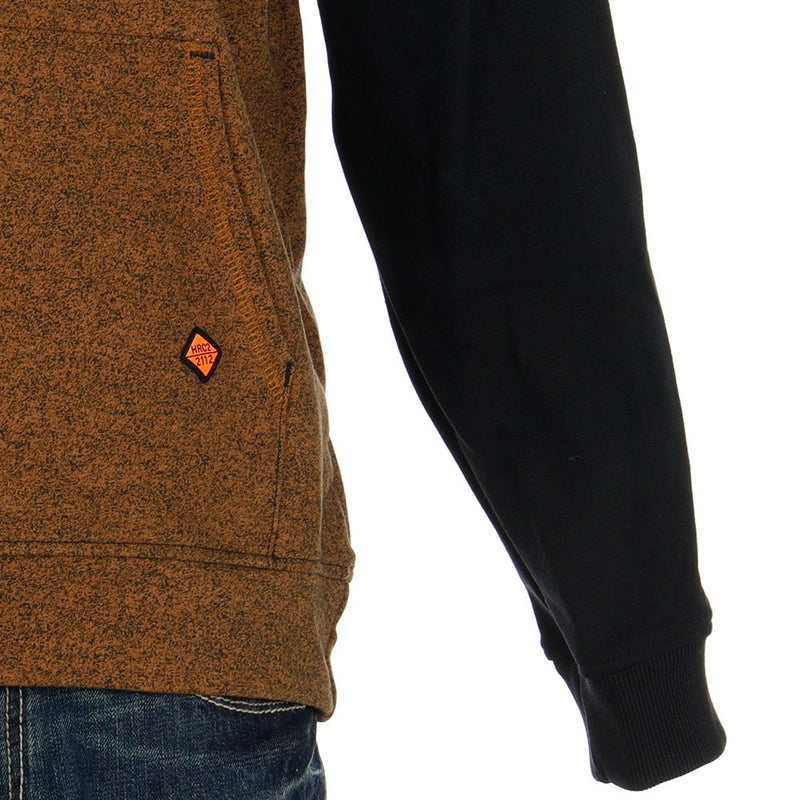 Wrangler FR Hooded Brown/Black Sweatshirt
