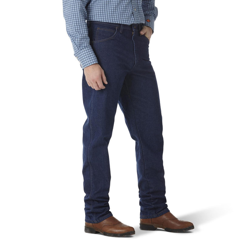 Wrangler Men's Flame Resistant Relaxed Fit Jeans