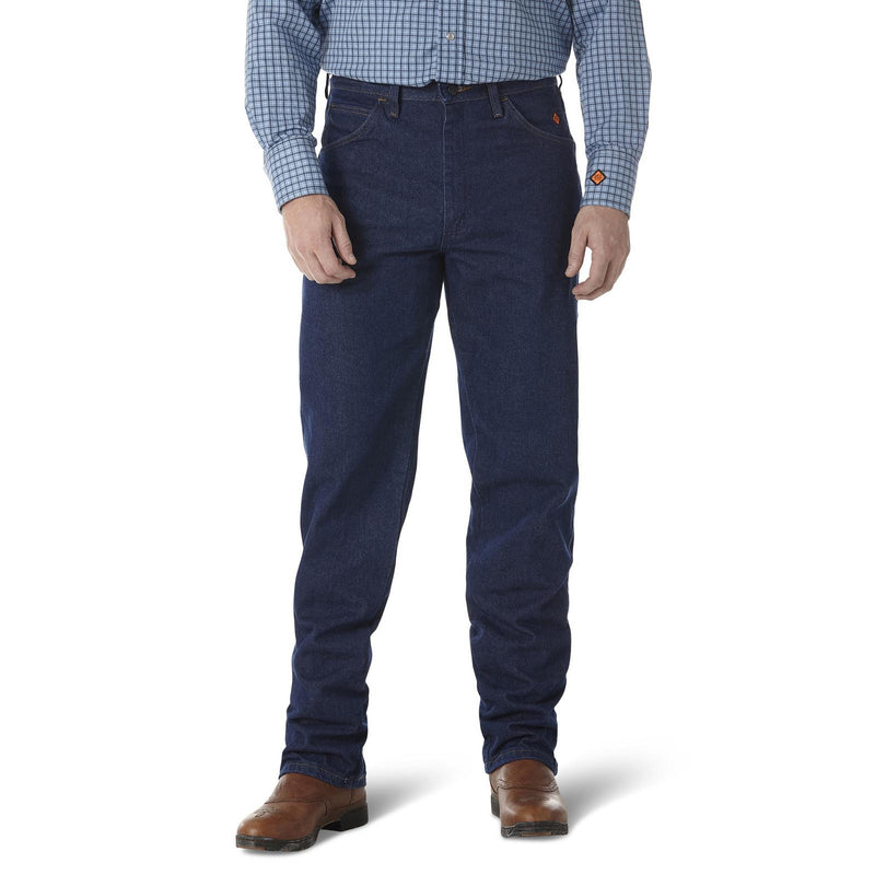Wrangler Men's Flame Resistant Relaxed Fit Jeans