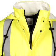 Rasco Fr Mens Hi Visibility Yellow FR Rain Jacket