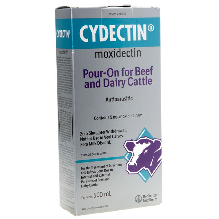 Bayer Cydectin Pour On Dewormer 500ml