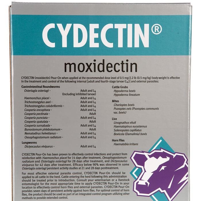 Bayer Cydectin Pour On Dewormer 5 Liter