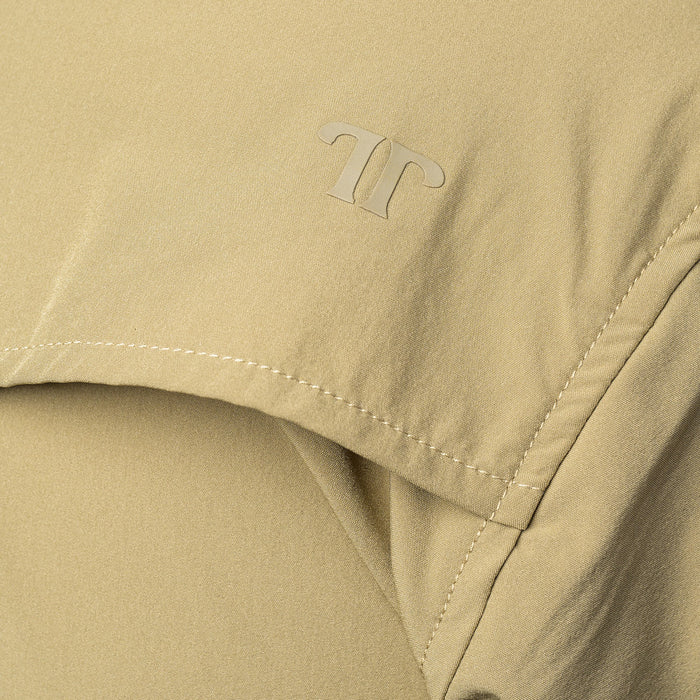Ferrell Brands Inc Men's Khaki Vented Pearl Snap Shirt