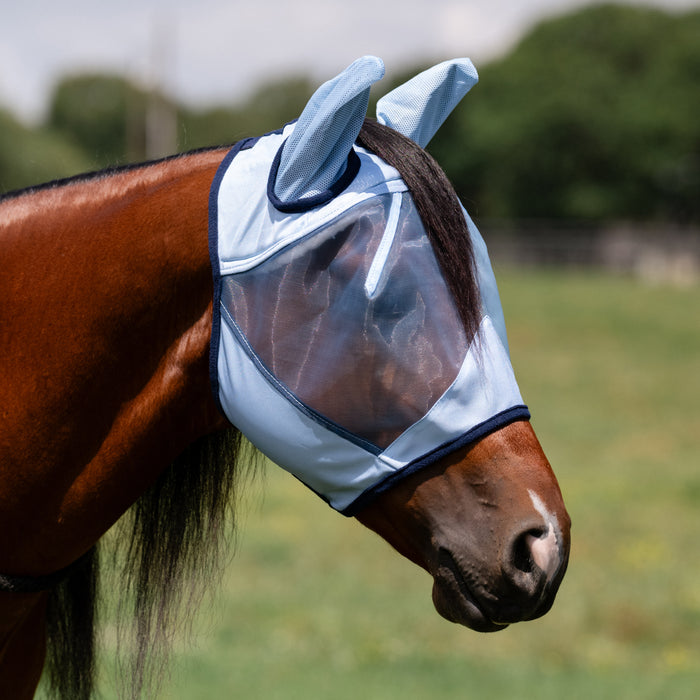 Professional's Choice Fly Screen Fly Mask with No Nose