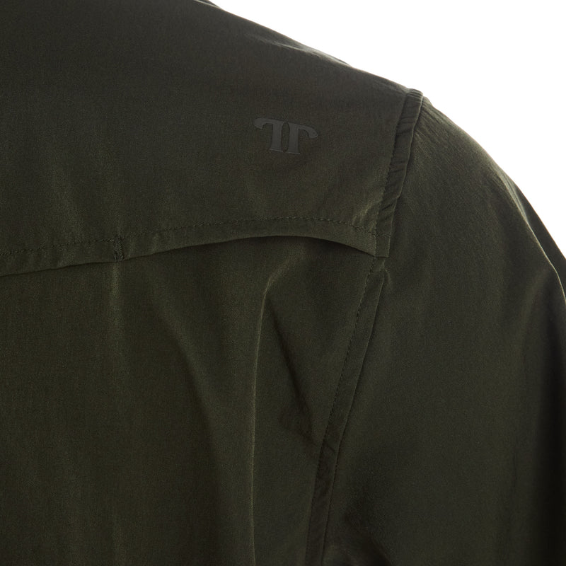 Ferrell Brands Inc Men's Olive Vented Pearl Snap Shirt