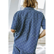 Flying Tomato Women's Indigo Denim Top