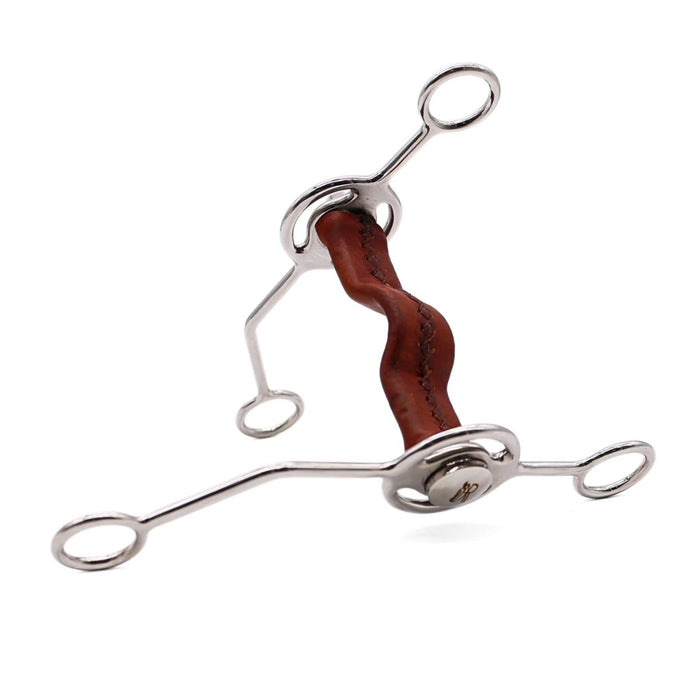 Ajr Sport Leather Covered Sam Marsh Elevator Bit Long Shank 5.25in.