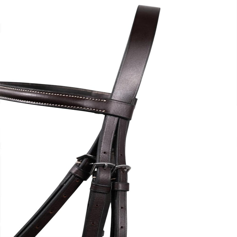 Jake Adams Fancy Stitched Hunter Bridle with 1in. Noseband and Laced Reins