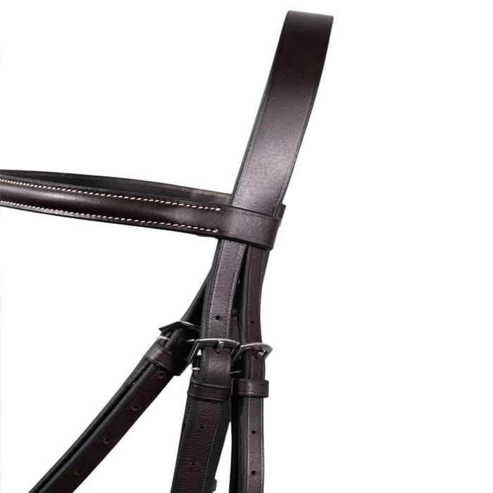 Jake Adams Fancy Stitched Hunter Bridle with 1in. Noseband and Laced Reins