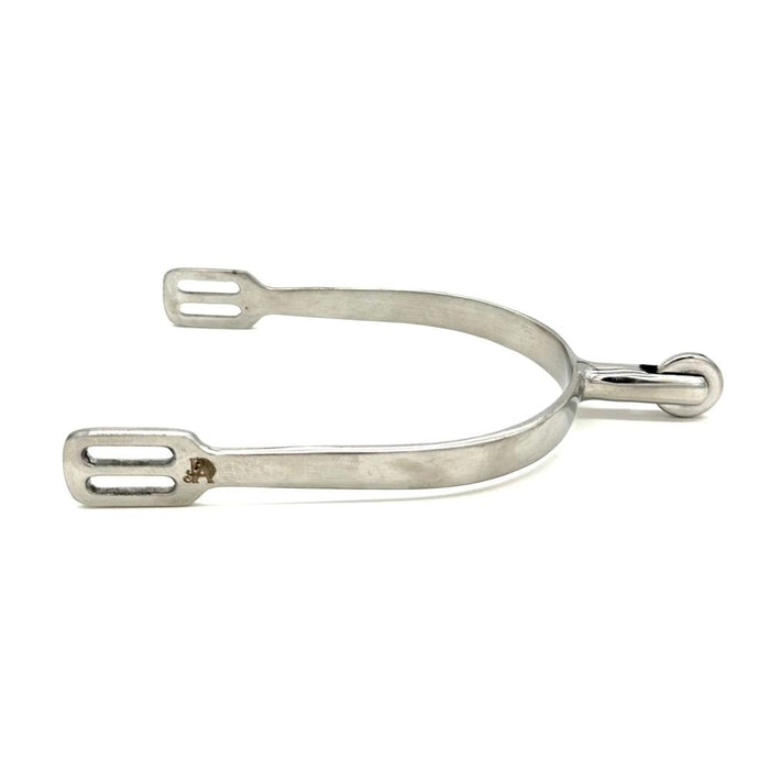 Jake Adams Vertical Smooth Rowel Spur Long Neck