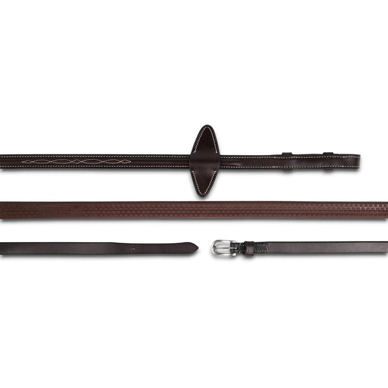 Jake Adams Raised Fancy Stitched Rubber Reins