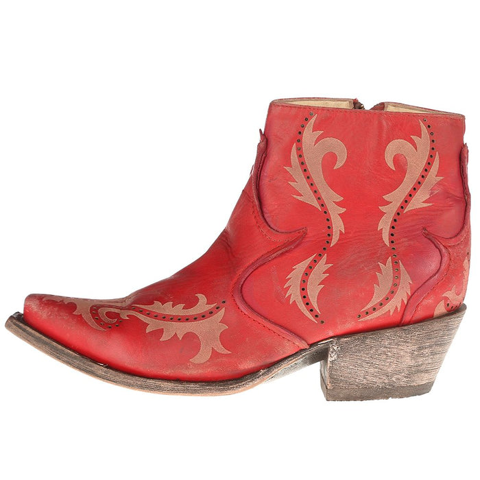 Corral Women's Red Laser Ankle Boot