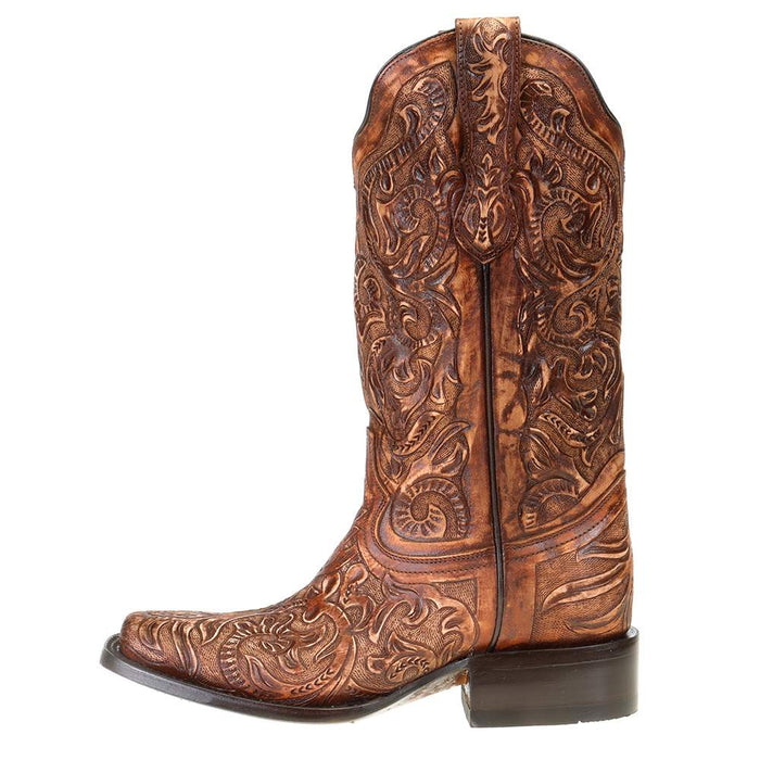 Corral Women's Corral Brown Tooled Boot