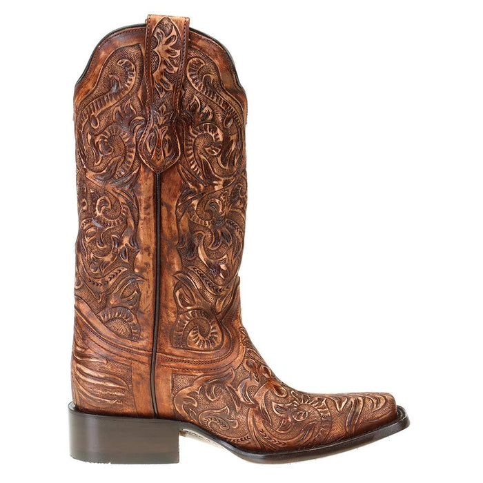 Corral Women's Corral Brown Tooled Boot