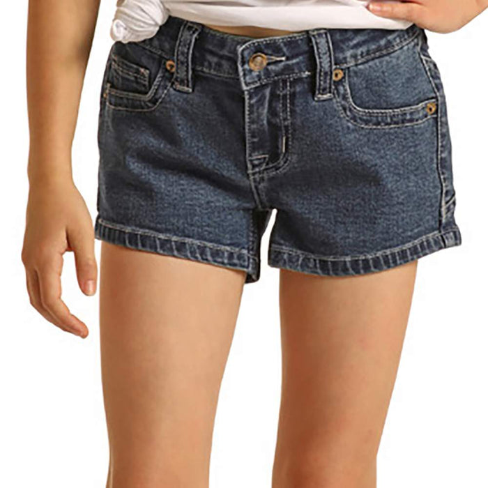 Rock & Roll Denim Girls Denim Star Shorts