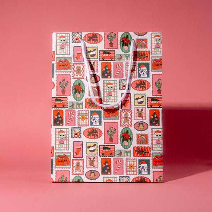 Illustrating Amy Holiday Stamps Gift Bag