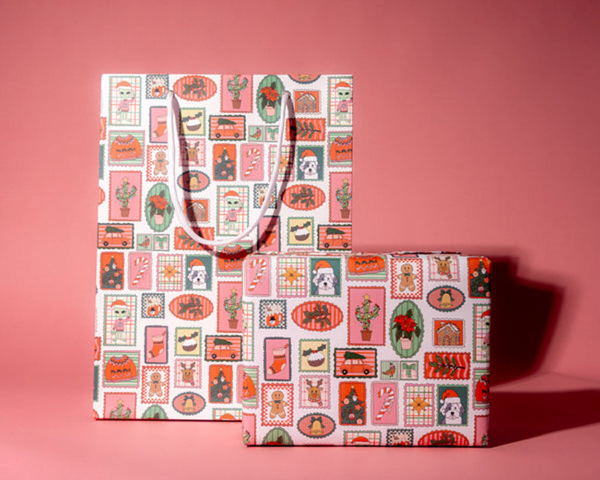 Illustrating Amy Holiday Stamps Gift Bag